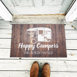 Happy Campers Personalized Standard Doormat