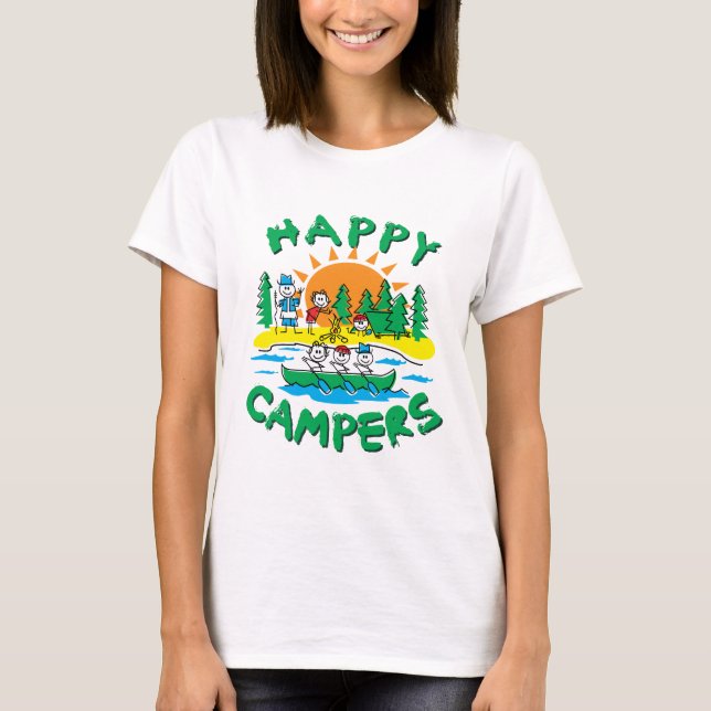 Happy Campers T-Shirt (Front)
