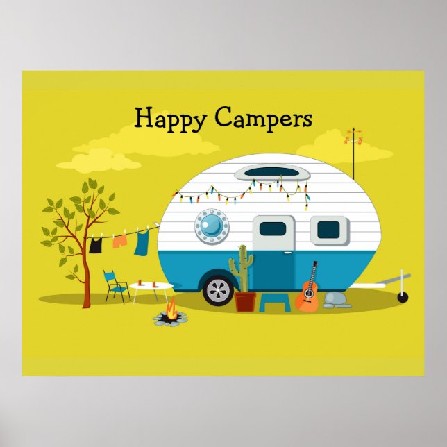 Happy Campers trailer Poster (Front)