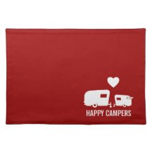 Happy Campers - Vintage RV Camp Placemats