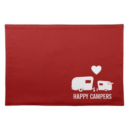 Happy Campers _ Vintage RV Camp Placemats