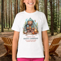 Happy Camping Bear Personalized Family Vacation