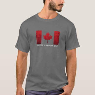 Happy Canada Day Canada Flag Proud Canadians Dad M T-Shirt