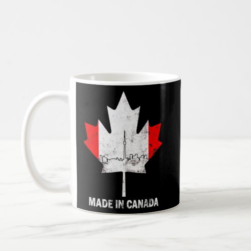 Happy Canada Day  Canadian Flag Maple Patriotic  Coffee Mug