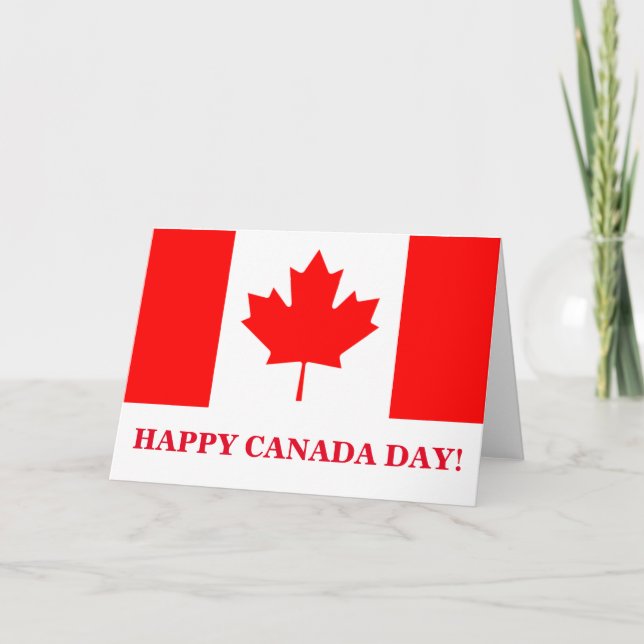 HAPPY CANADA DAY CARD (Front)