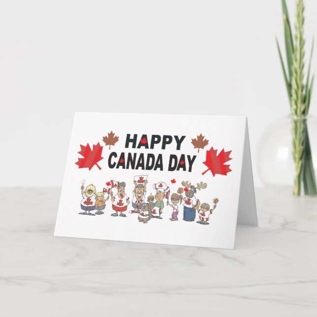 Happy Canada Day Card (Front)