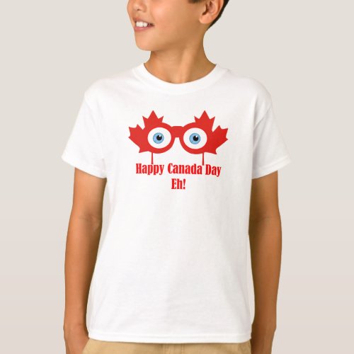 Happy Canada Day Eh Maple Leaf TShirt