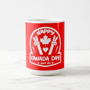 Happy Canada Day July 1 Color Morph Mug