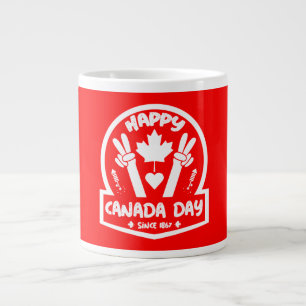 Happy Canada Day July 1    Giant Coffee Mug