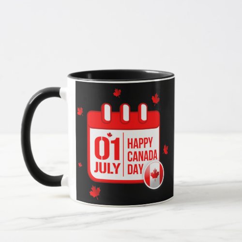 Happy Canada Day July 1st Canadian Family Design  Mug