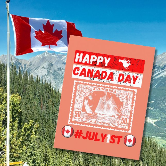 Happy Canada day July 1st   Postcard (Creator Uploaded)