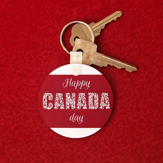 Happy Canada Day Keychain (Creator Uploaded)