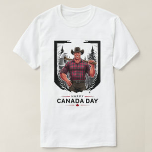 Happy Canada Day Lumberjack T-Shirt