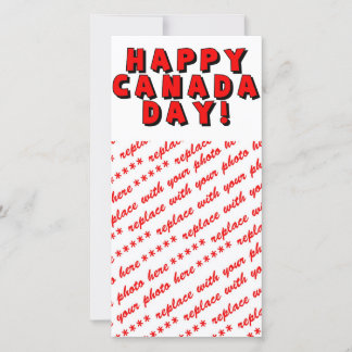 Happy Canada Day Photo Card