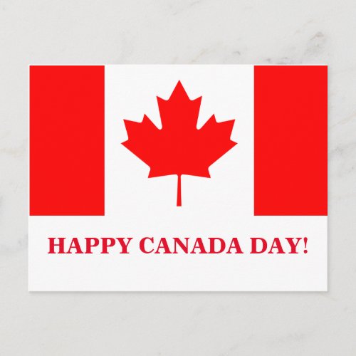 HAPPY CANADA DAY POSTCARD