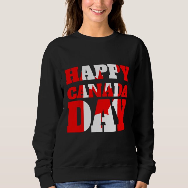 Happy Canada Day Pride Ottawa Canada Est. 1867 Sou Sweatshirt (Front)