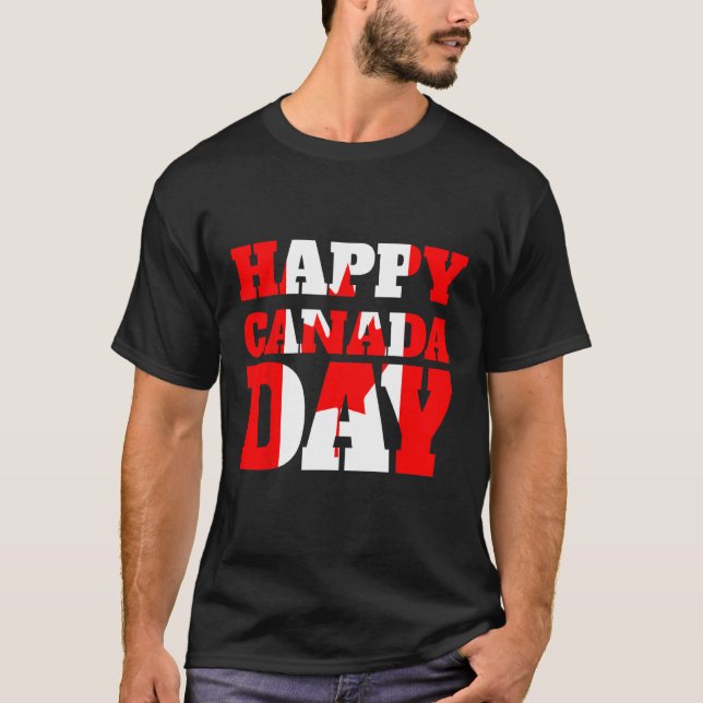 Happy Canada Day Pride Ottawa Canada Est. 1867 Sou T-Shirt (Front)