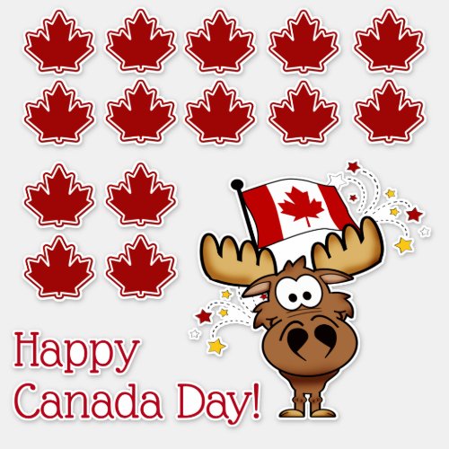 Happy Canada Day Sticker
