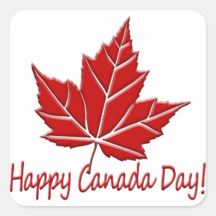 Happy Canada Day Stickers Personalized Canada Gift