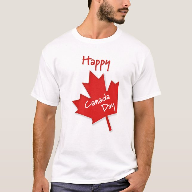 Happy Canada day T-Shirt (Front)