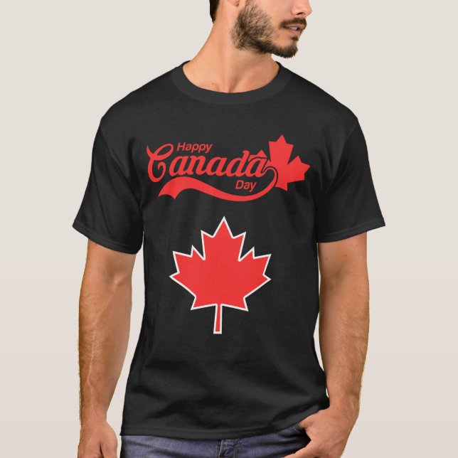 Happy Canada Day T-Shirt (Front)