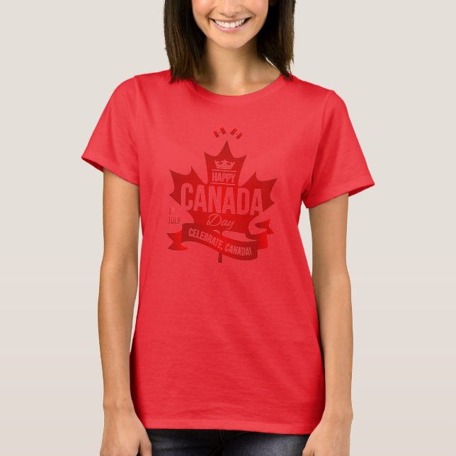 Happy Canada Day. T-Shirt (Front)