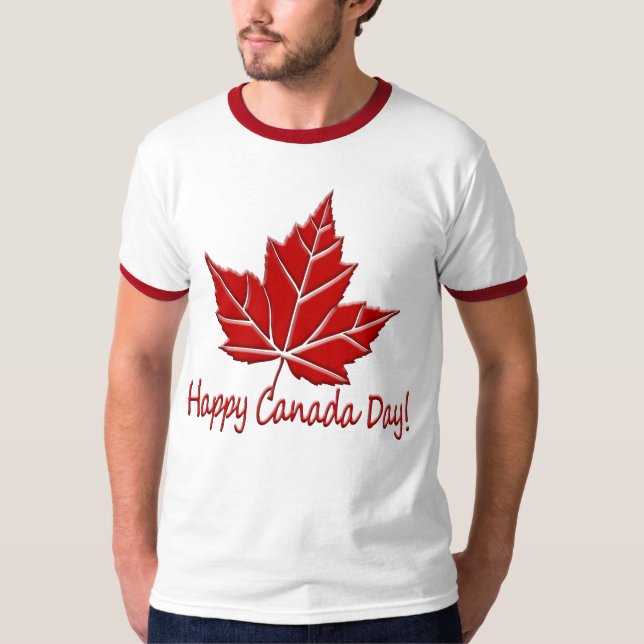 Happy Canada Day T-shirt Souvenir Canada Shirts (Front)