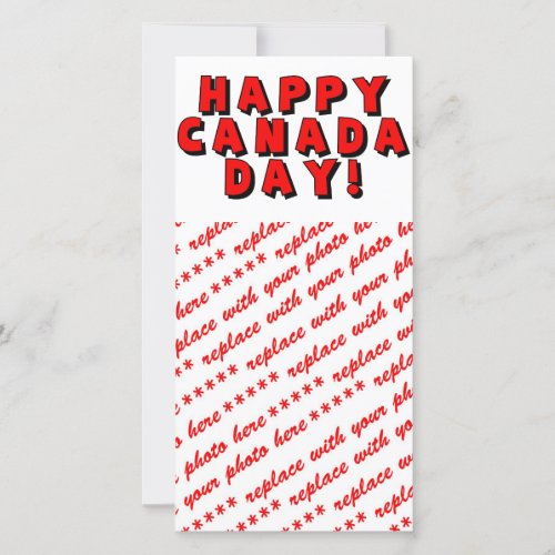 Happy Canada Day Text Image