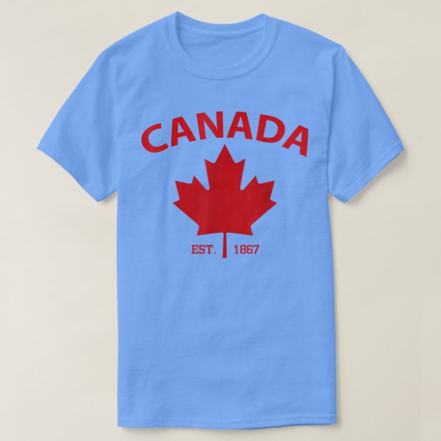 Happy Canada Est  T-Shirt (Design Front)