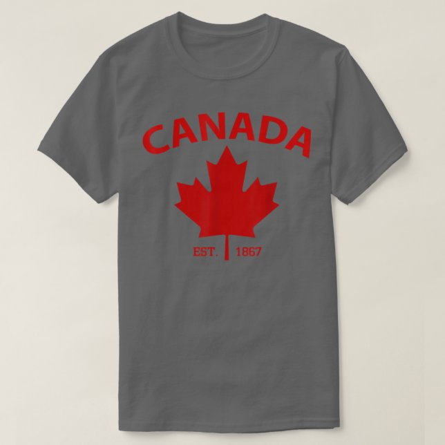 Happy Canada Est T-Shirt (Design Front)
