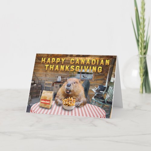 Happy Canadian Thanksgiving Holiday Card