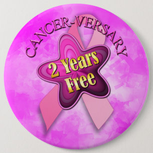 Happy Cancer-versary Pinback Button