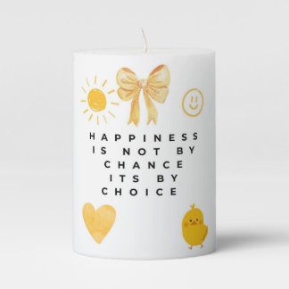 Happy candle give the scent of happiness