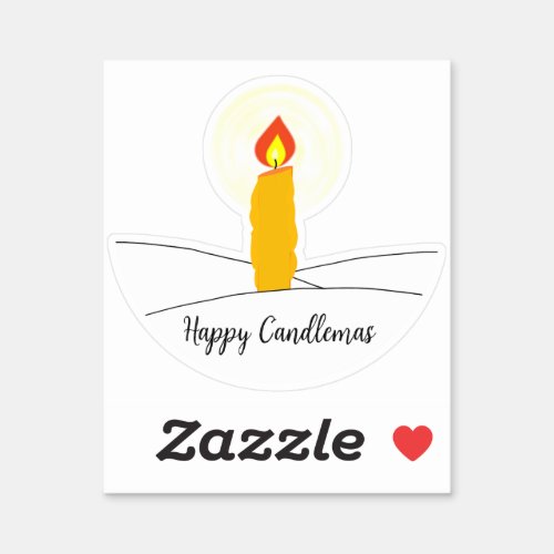 Happy Candlemas Sticker