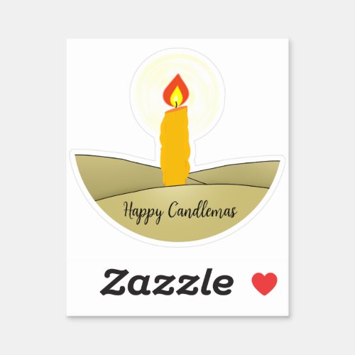 Happy Candlemas Sticker