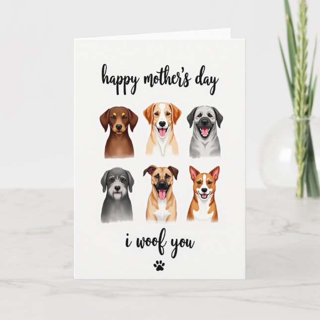 Happy Canine Family Day Card (Front)