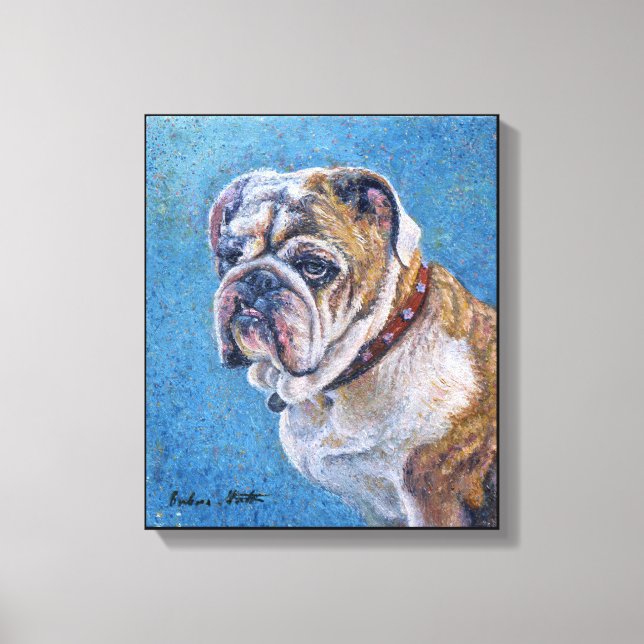 “Happy?” Canvas Print (Front)