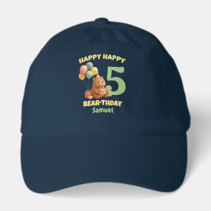 HAPPY CAPPY BRUH DAY Custom Capybara 5th Birthday Hat