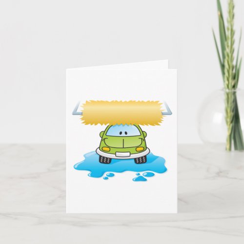 Happy Car Wash Card