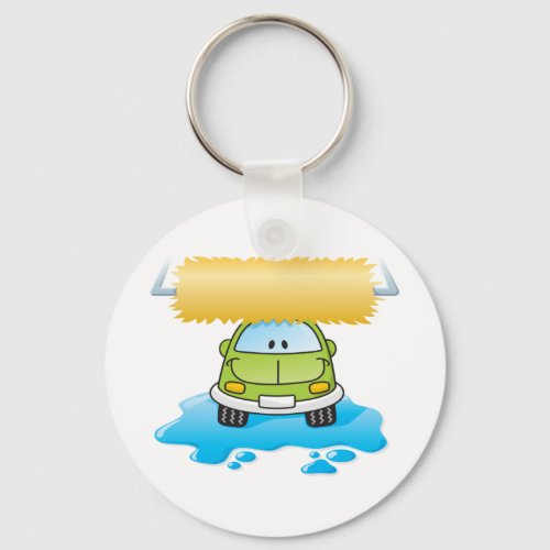 Happy Car Wash Keychain