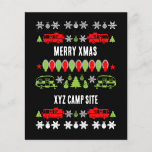 Happy Caravan Christmas Season Flyer