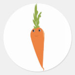 Happy Carrot Classic Round Sticker