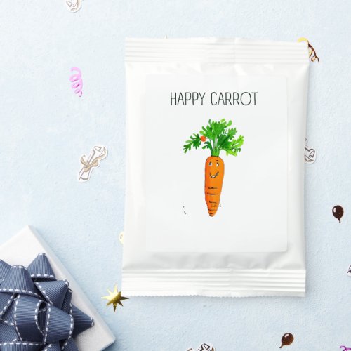 Happy Carrot  T_Shirt Hot Chocolate Drink Mix
