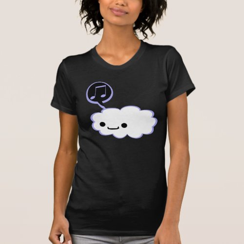 Happy Cartoon Cloud T_Shirt