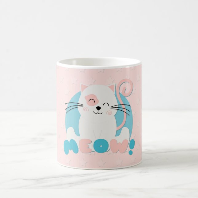 Happy Cat Coffee Mug (Center)