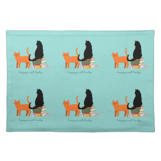 Happy Cat Lady Cloth Placemat