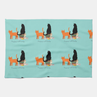 Happy Cat Lady Kitchen Towel
