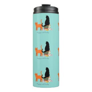 Happy Cat Lady Thermal Tumbler