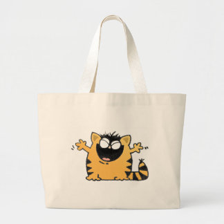 Happy Cat Large Tote Bag