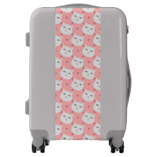 Happy Cat Pattern Luggage